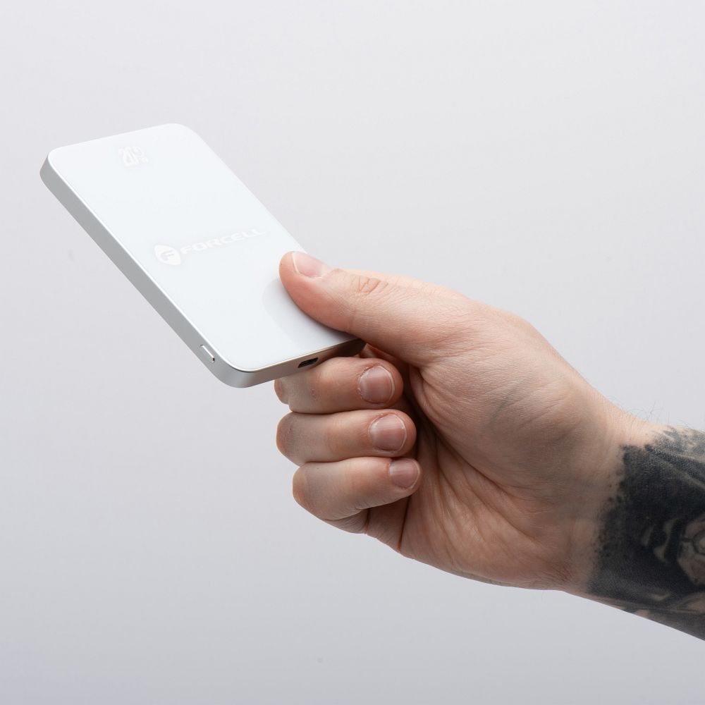 Forcell F-Energy SuperSlim F5K8 MagSafe power bank 15W 5000 mAh (Titánium Desert)