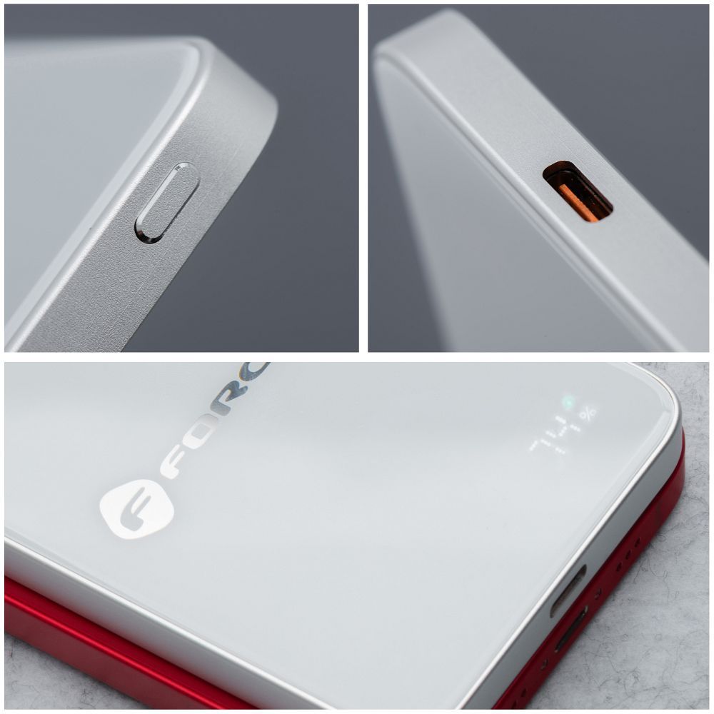 Forcell F-Energy SuperSlim F5K8 MagSafe power bank 15W 5000 mAh (Titánium Desert)