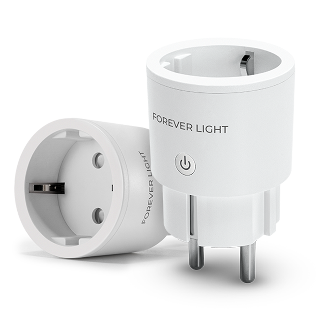 Forever Light WiFi konnektor 240V 10A (Fehér) - FLSP10B