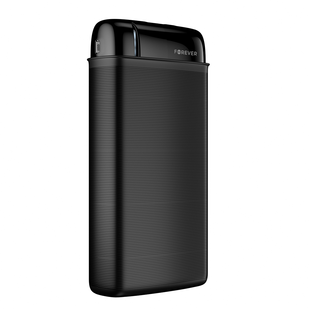 Forever TB-100L külső akkumulátor / powerbank (Fekete) - 20000 mAh