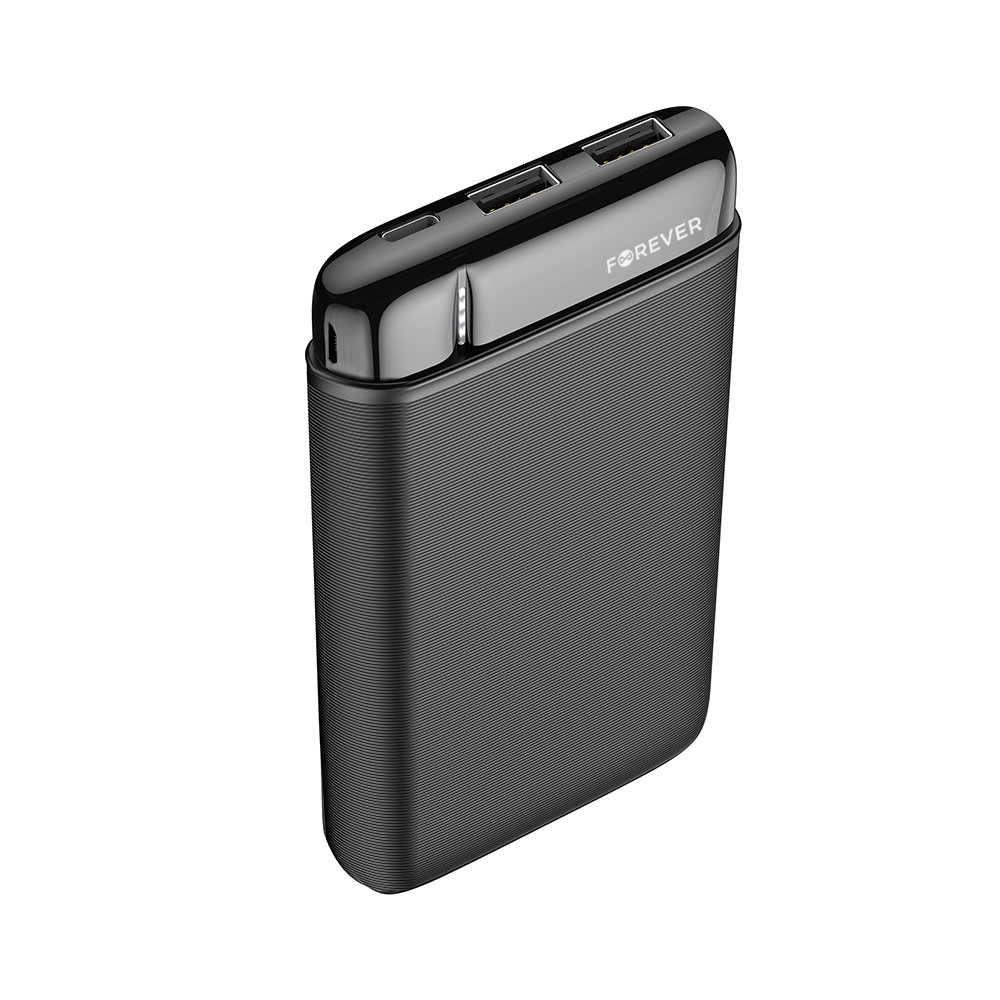 Forever TB-100L külső akkumulátor / powerbank (Fekete) - 20000 mAh