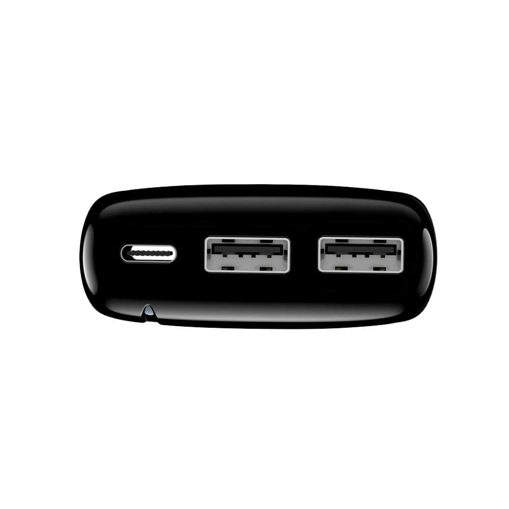 Forever TB-100L külső akkumulátor / powerbank (Fekete) - 20000 mAh