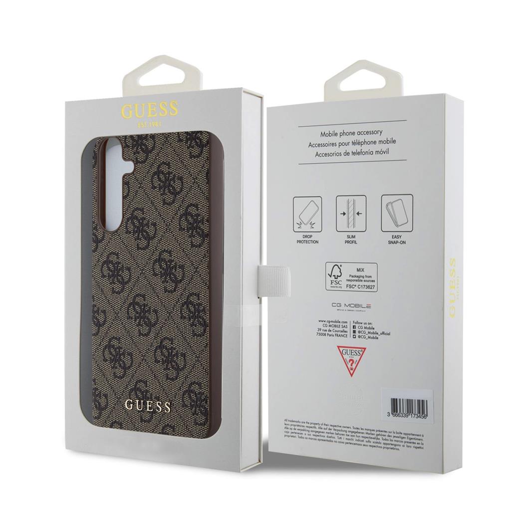 Guess 4G Charm Samsung Galaxy A35 5G hátlap tok (Barna) - GUHCSA35GF4GBR 2
