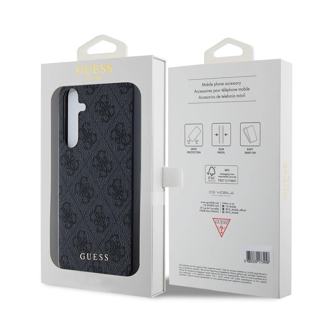 Guess 4G Charm Samsung Galaxy A35 5G hátlap tok (Szürke) - GUHCSA35GF4GGR 3