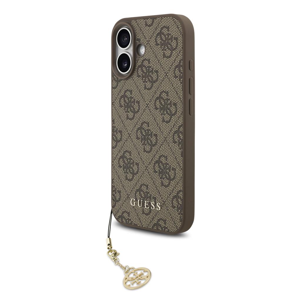 Guess 4G Charm tok iPhone 17 (Barna) - GUHMP17SGF4GCW