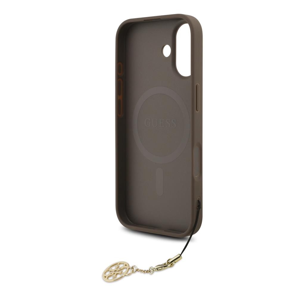 Guess 4G Charm tok iPhone 17 (Barna) - GUHMP17SGF4GCW