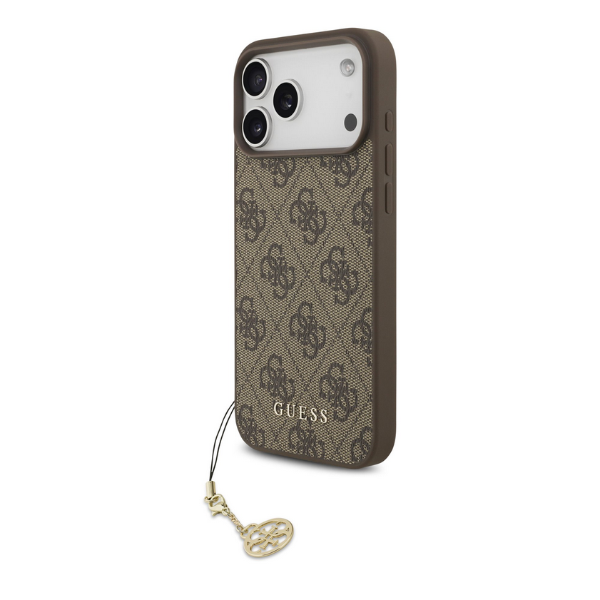 Guess 4G Charm tok iPhone 17 Pro Max (Barna) - GUHMP17XGF4GCW
