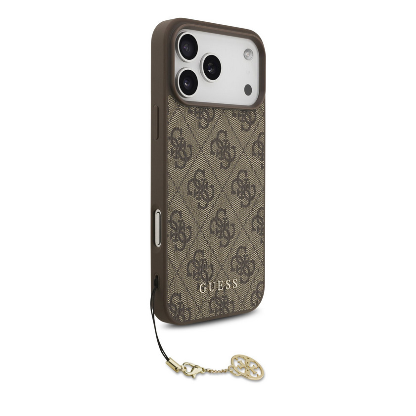 Guess 4G Charm tok iPhone 17 Pro Max (Barna) - GUHMP17XGF4GCW