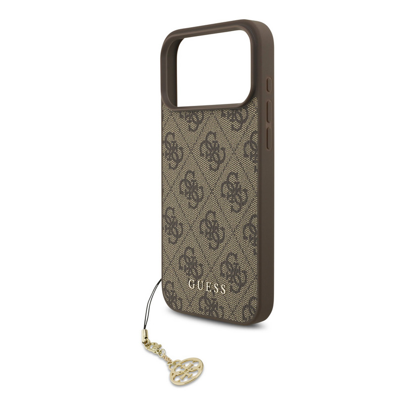 Guess 4G Charm tok iPhone 17 Pro Max (Barna) - GUHMP17XGF4GCW
