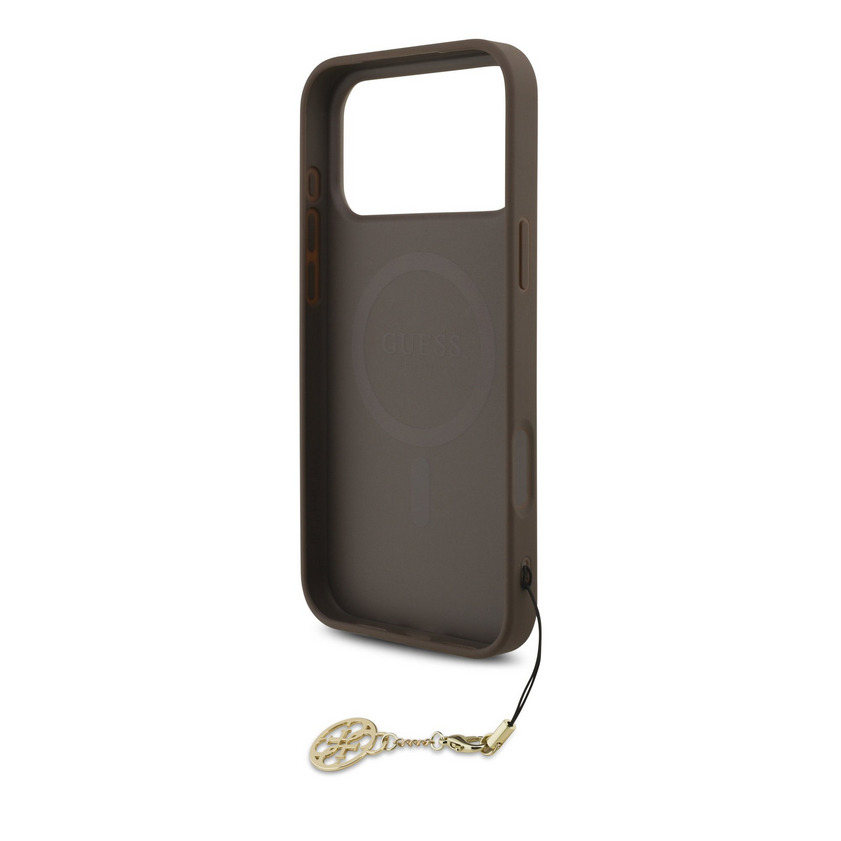 Guess 4G Charm tok iPhone 17 Pro Max (Barna) - GUHMP17XGF4GCW