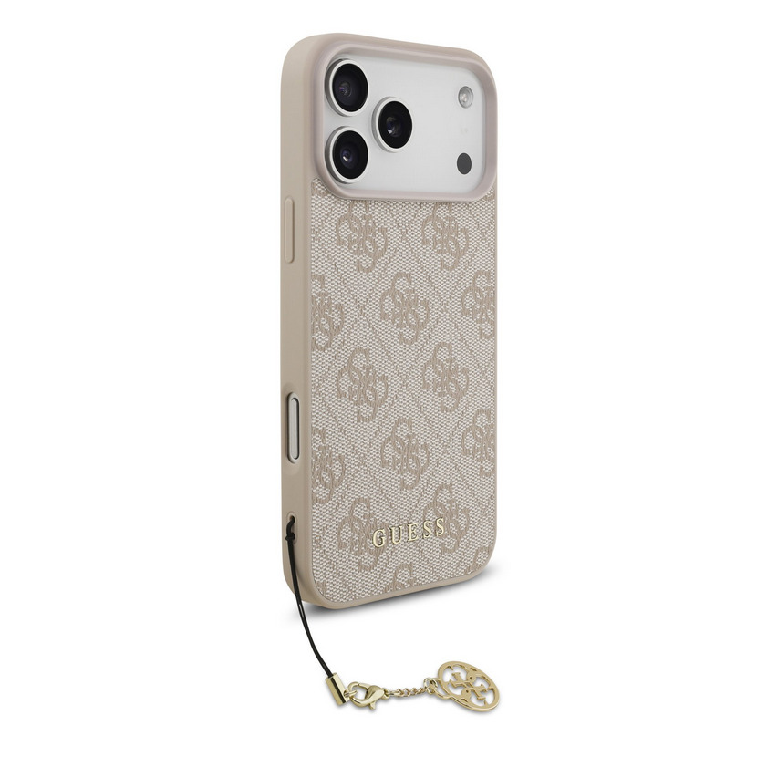 Guess 4G Charm tok iPhone 17 Pro Max (Rózsaszín) - GUHMP17XGF4GCP