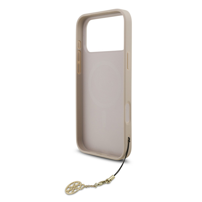 Guess 4G Charm tok iPhone 17 Pro Max (Rózsaszín) - GUHMP17XGF4GCP