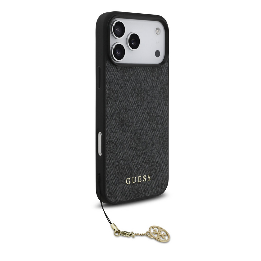 Guess 4G Charm tok iPhone 17 Pro Max (Szürke) - GUHMP17XGF4GCK