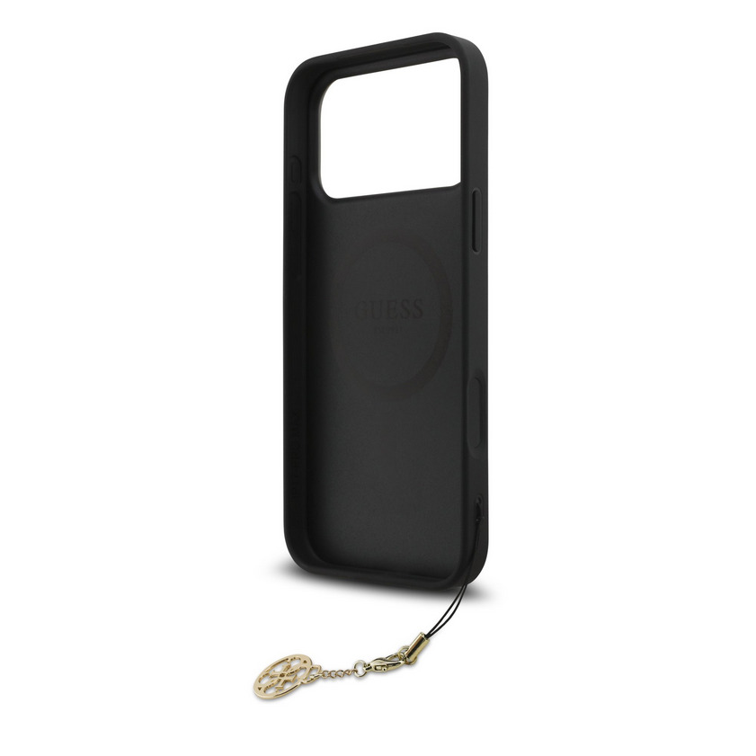 Guess 4G Charm tok iPhone 17 Pro Max (Szürke) - GUHMP17XGF4GCK