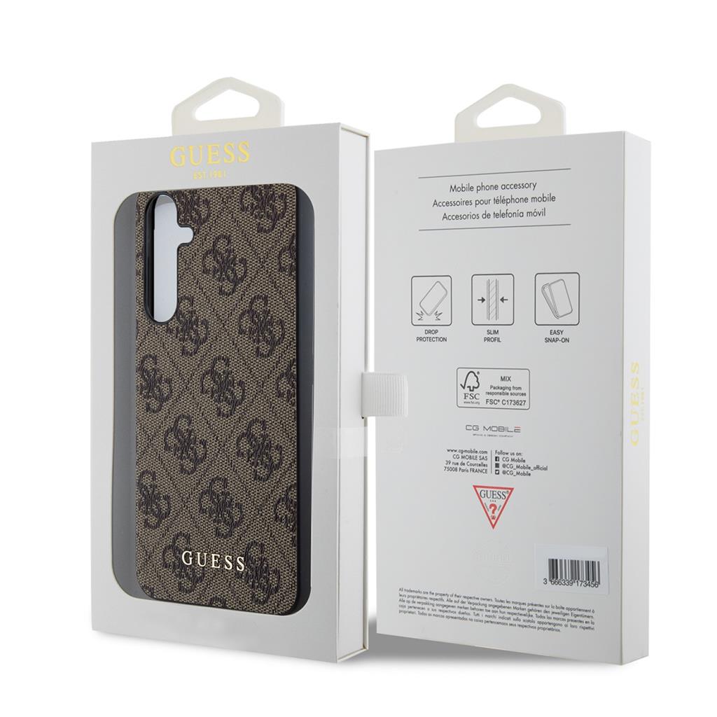 Guess 4G Samsung Galaxy A35 5G hátlap tok (Barna) - GUOHCSA35G4GFBR 3