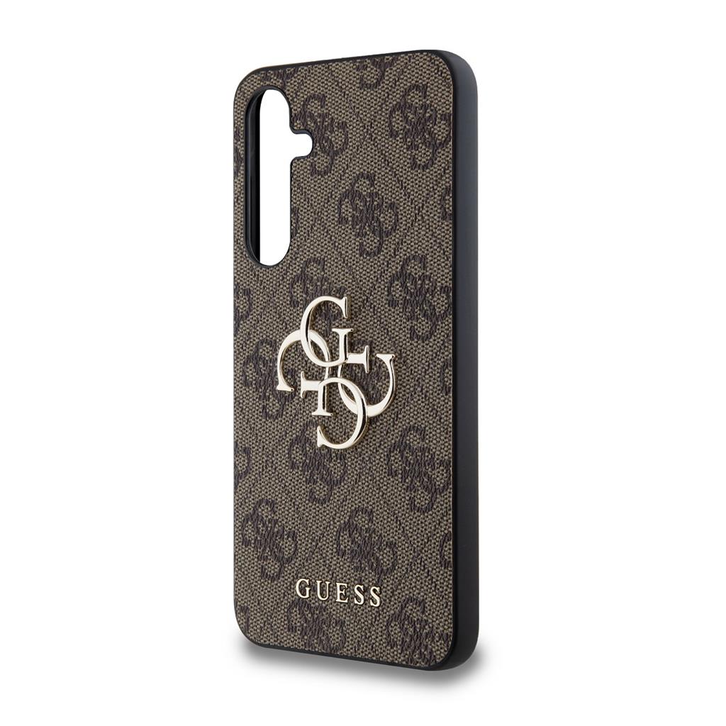 Guess PU 4G Metal Logo Samsung Galaxy A35 5G hátlap tok (Barna) - GUHCSA354GMGBR 0