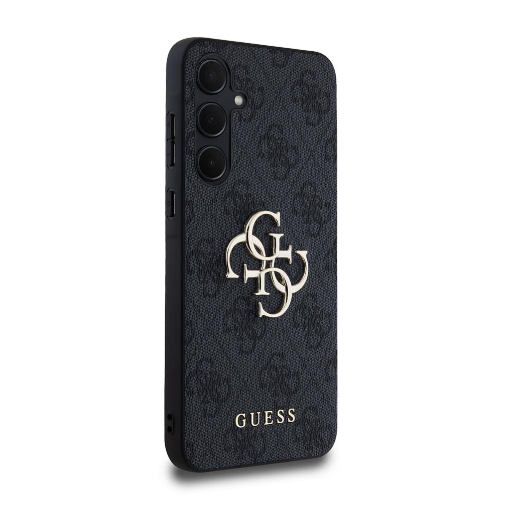 Samsung Galaxy A35 5G Guess PU 4G Metal Logo tok (Szürke) - GUHCSA354GMGGR