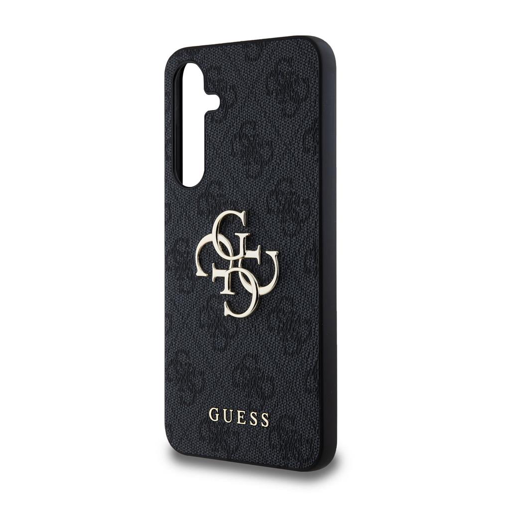 Samsung Galaxy A35 5G Guess PU 4G Metal Logo tok (Szürke) - GUHCSA354GMGGR