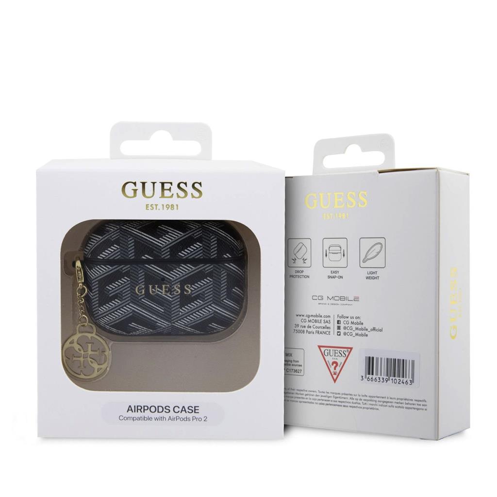 Guess PU G Cube Charm tok AirPods Pro 2 (Fekete) - GUAP2PGCE4CK