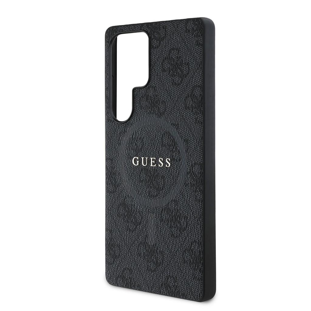 Guess PU Leather 4G Colored Ring MagSafe Samsung Galaxy S25 Ultra (Fekete - GUHMS25LG4GFRK) 1