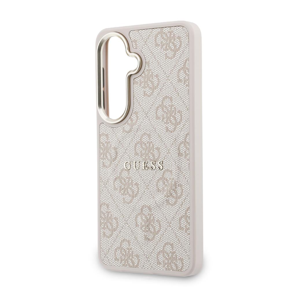 Guess PU Leather 4G Gold Frame Magnetic Samsung Galaxy S26 (Rózsaszín)