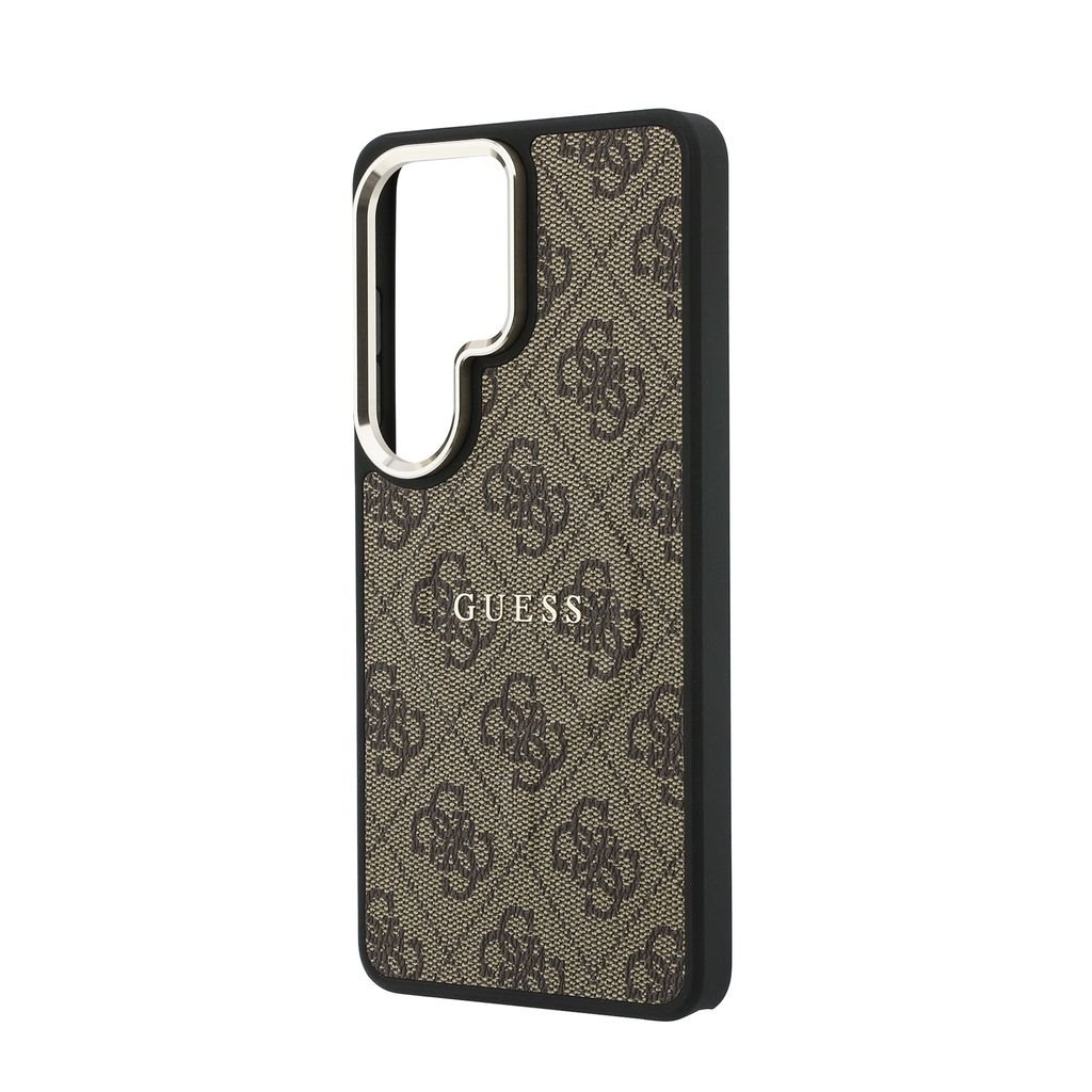 Guess PU Leather 4G Gold Frame Magnetic Samsung Galaxy S26 Ultra (Barna)