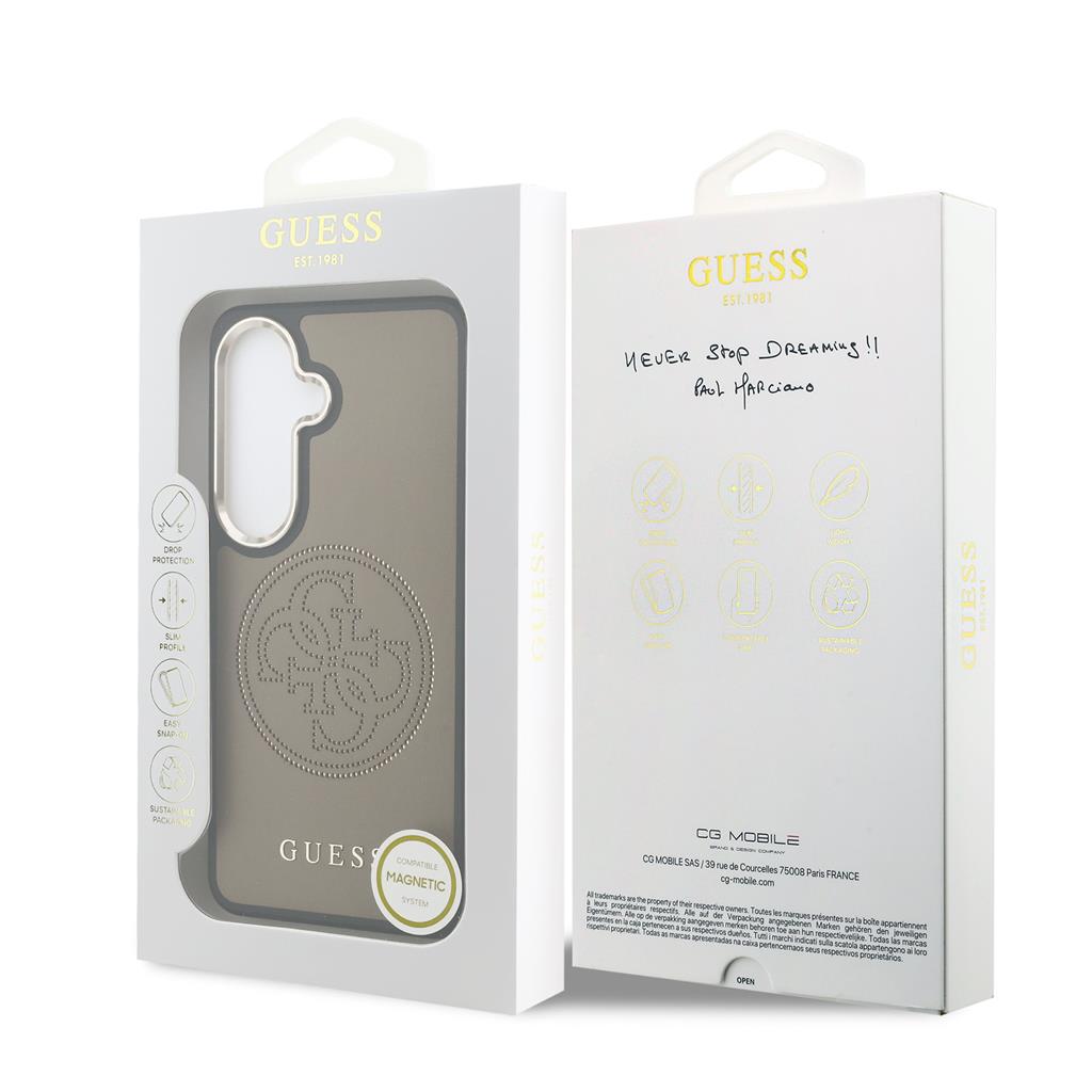 Guess PU Perforated 4G Logo Magnetic Samsung Galaxy S26 (Barna)