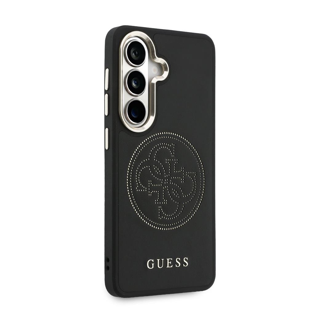 Guess PU Perforated 4G Logo Magnetic Samsung Galaxy S26 (Fekete)