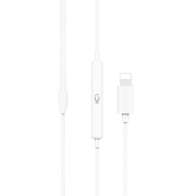 Hoco L7 Plus headset (lightning), fehér 2