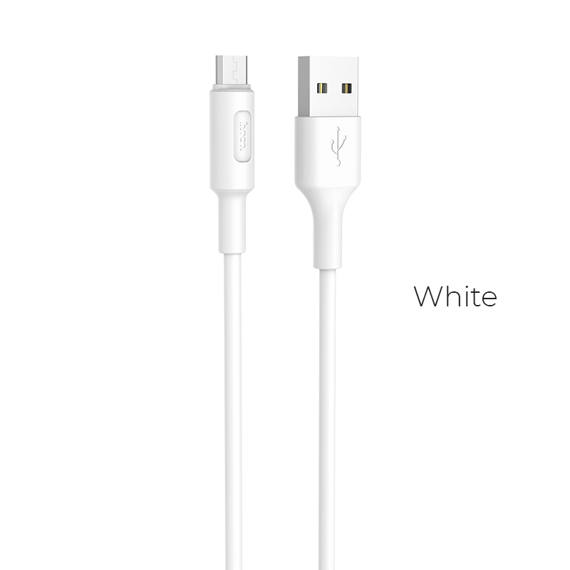 Hoco X25 microUSB kábel, 2A, 1m, fehér 1