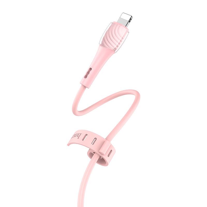 Hoco X49 lightning kábel, 2.4A, 1M, pink 0