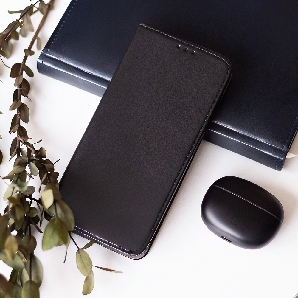 Honor 200 smart magnetic mágneses notesz tok Fekete