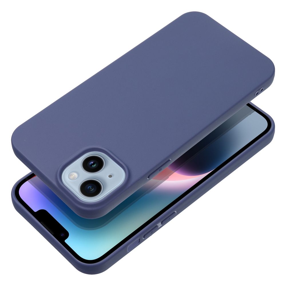 Honor 400 Lite matt szilikon hátlap tok (Kék)