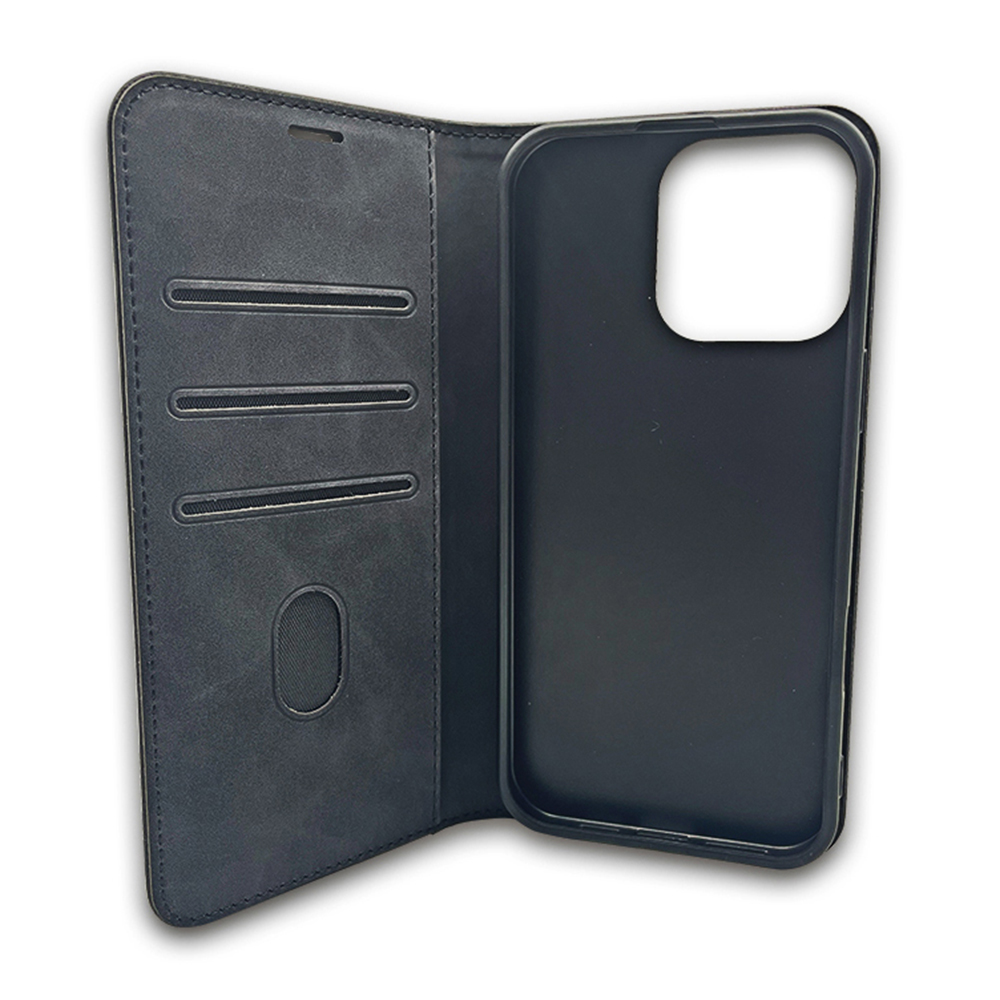 Honor 400 Lite Smart Sued notesz tok (Fekete)