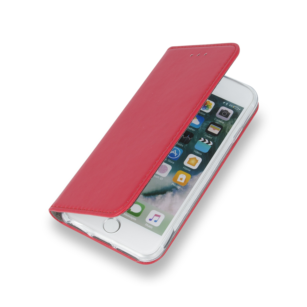 Honor 400 Smart magnet nyitható tok (Piros)