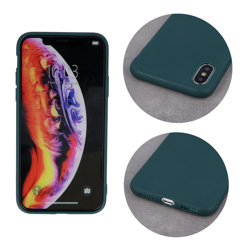 Honor 600 Pro 5G tpu matte hátlap tok (Zöld)