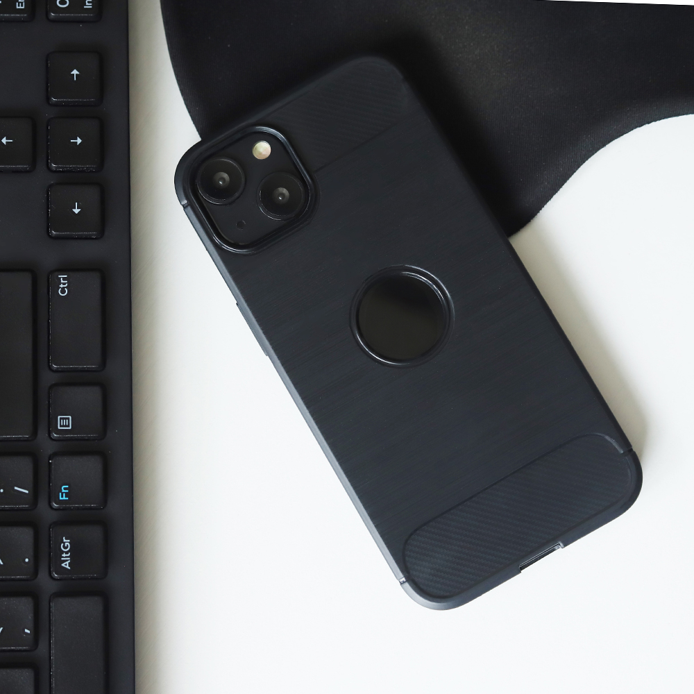 Honor 90 Lite 5G forcell carbon hátlap tok (Fekete)