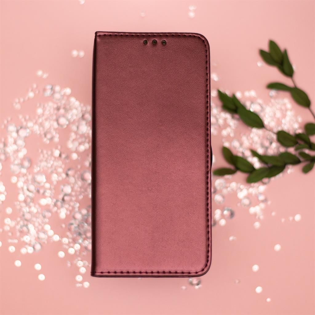 Honor Magic 8 Pro Smart magnetic nyitható tok (Bordó)