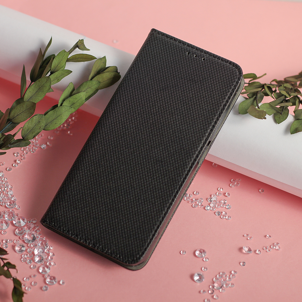 Honor X6a smart magnet mágneses notesz tok (Fekete) 3