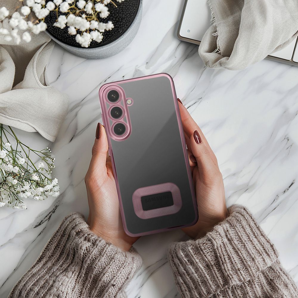 Honor X7a GLAM szilikon hátlap tok (Rózsaszín) 3