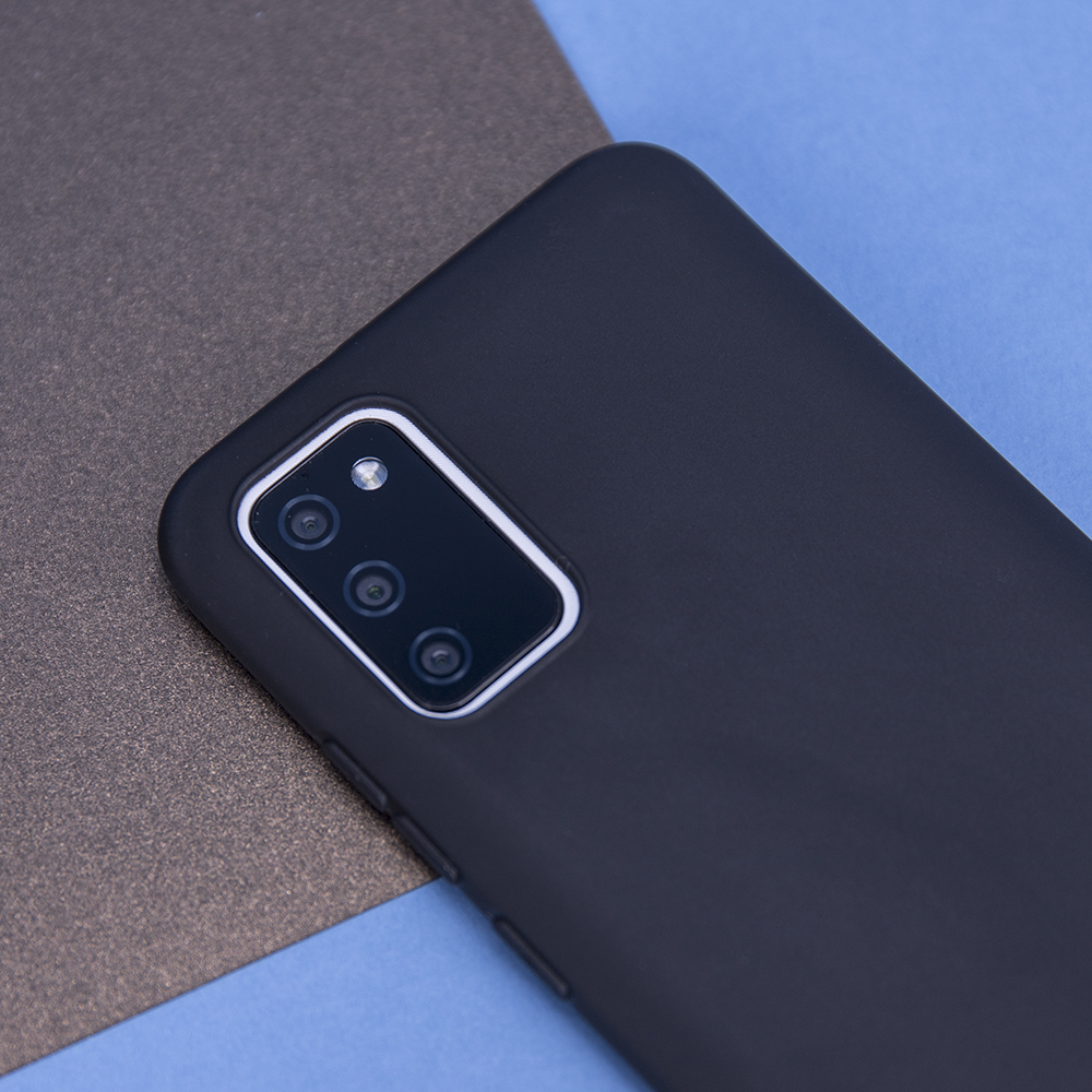 Honor X8C matt szilikon hátlap tok (Fekete) 3