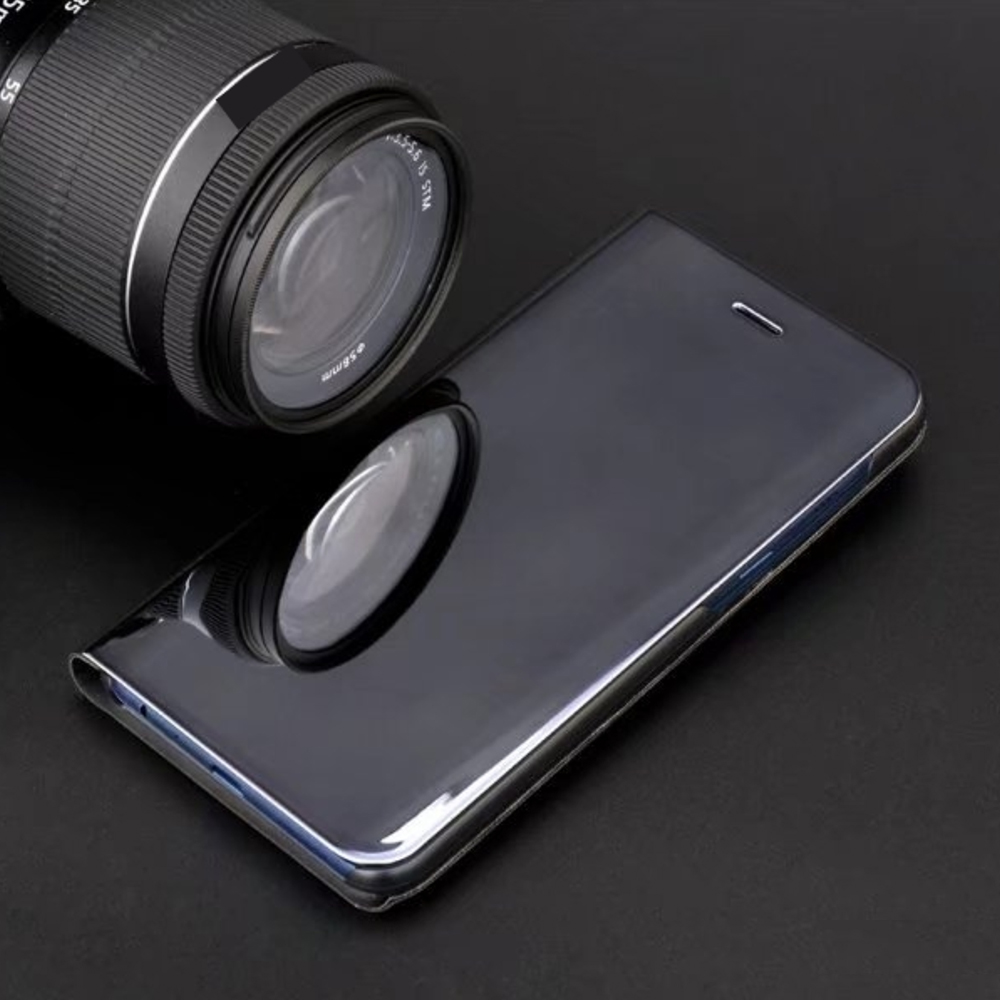 Huawei P Smart 2019 / Honor 10 Lite Clear view notesz tok (Fekete) 3