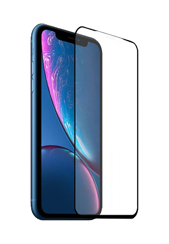 Huawei P Smart Z 5D üvegfólia teljes kijelzőre, átlátszó (fekete keret)