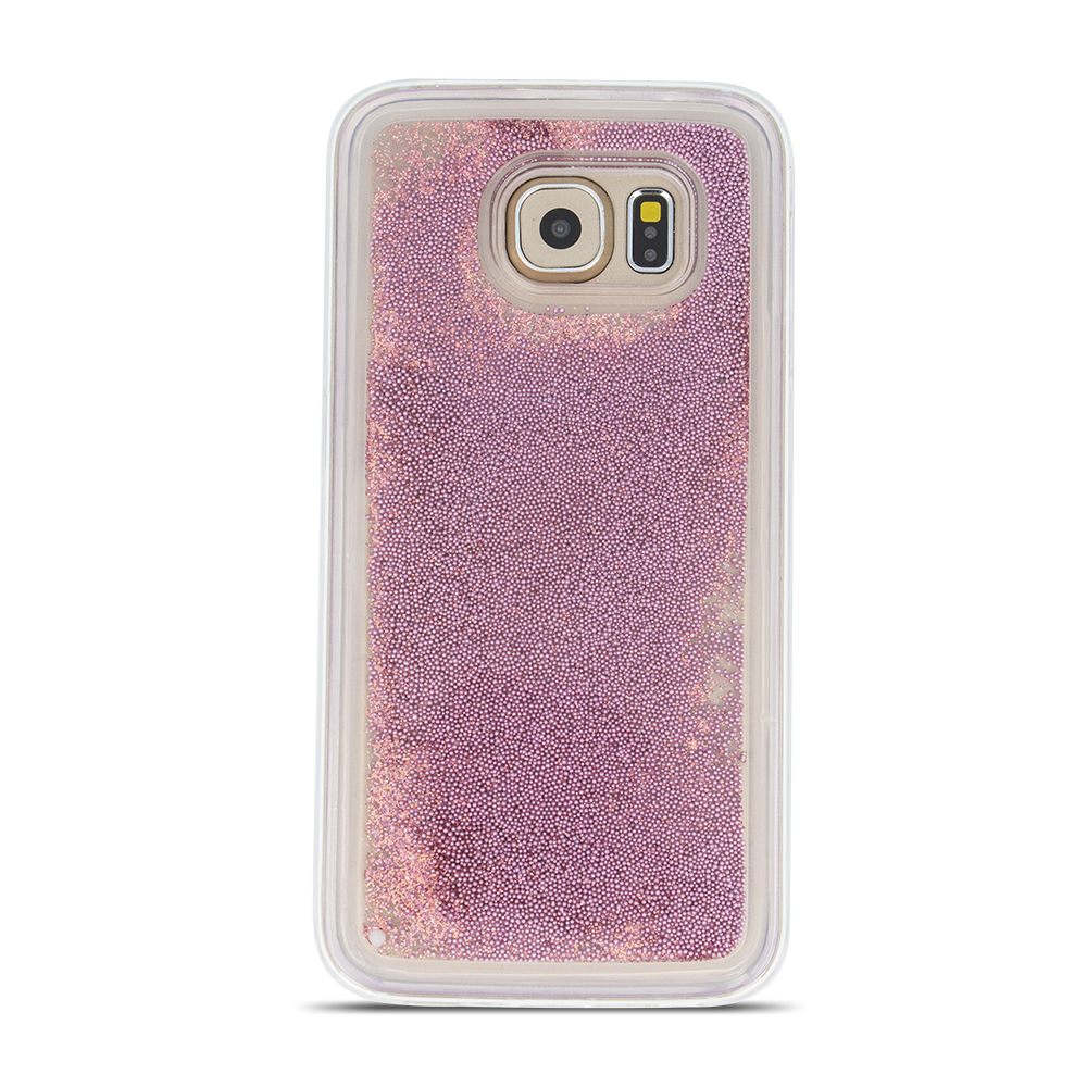 Huawei P10 Lite liquid pearl TPU hátlap tok, rozéarany