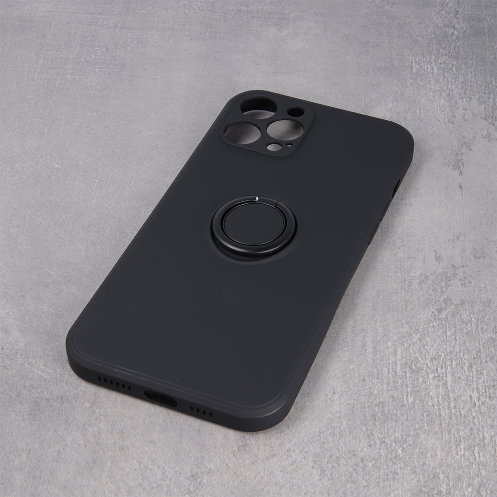Huawei P30 Lite finger grip mágneses hátlap tok, (Fekete) 3