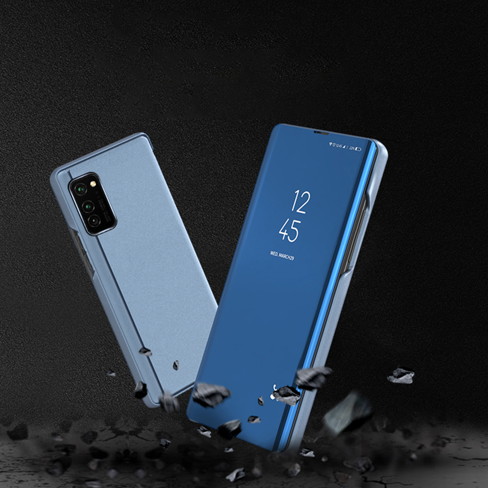 Huawei P40 Lite E Clear view notesz tok (Kék) 4