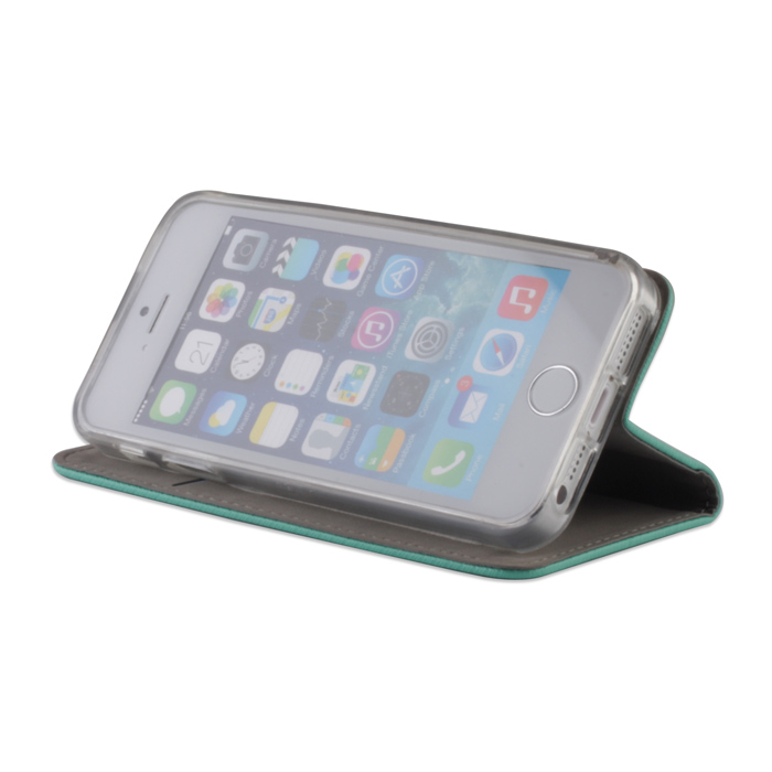 Huawei P40 Lite smart magnet mágneses notesz tok (Menta) 1