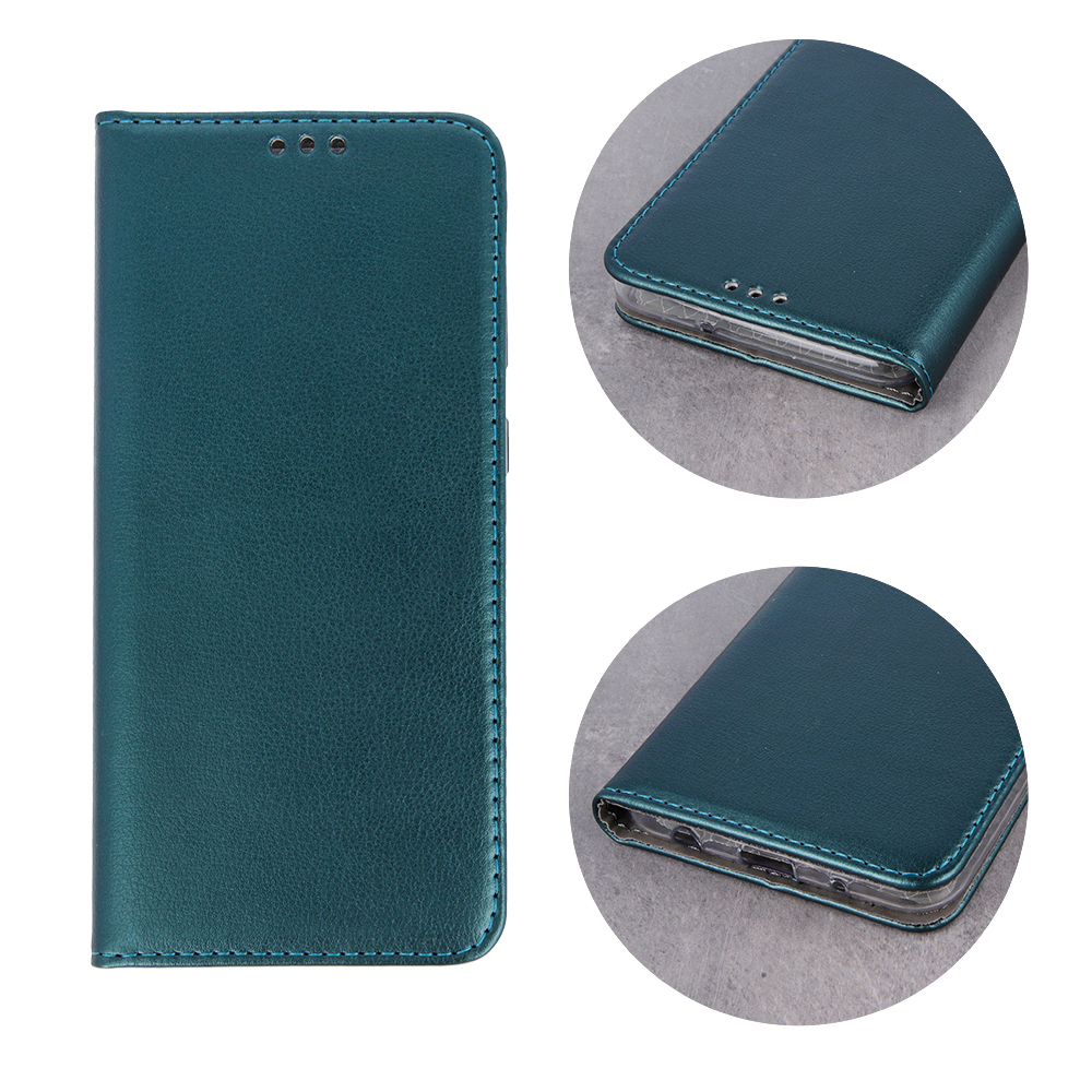 Huawei P40 Lite smart magnetic mágneses notesz tok (Sötétzöld) 0