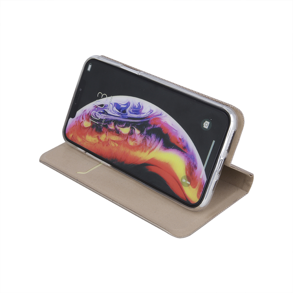 Huawei P40 Lite Smart Senso notesz tok (Arany)
