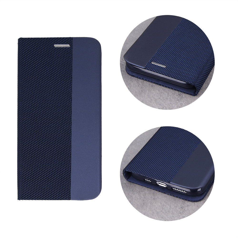 Huawei P40 Lite Smart Senso notesz tok (Tengerkék)